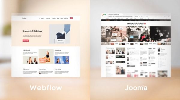 Top 5 avantages de Webflow face à Joomla pour vos projets